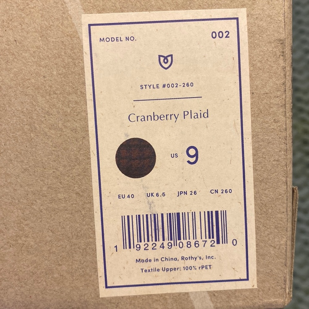 Rothy’s points size 9